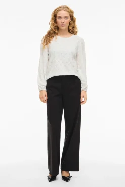 Vila T-Shirts-0 Branco