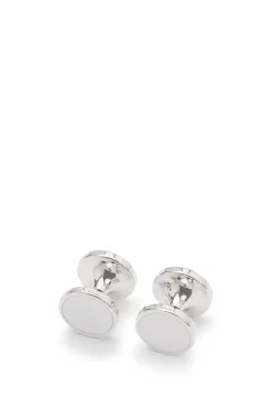 HUGO Gravatas-Abotoaduras redondas Branco