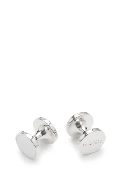 HUGO Gravatas-Abotoaduras redondas Branco