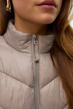 Vero Moda Sobretudos|Casacos-Abrigo ultraleve acolchoado Cinzento