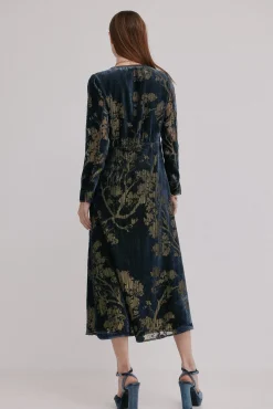 Hoss Intropia Vestidos-Adriana. Vestido jacquard Azul