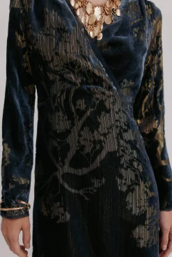 Hoss Intropia Vestidos-Adriana. Vestido jacquard Azul