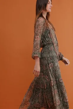 Hoss Intropia Vestidos-Aina. Vestido estampado Verde