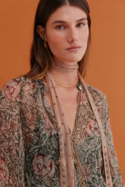 Hoss Intropia Vestidos-Aina. Vestido estampado Verde