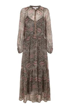 Hoss Intropia Vestidos-Aina. Vestido estampado Verde