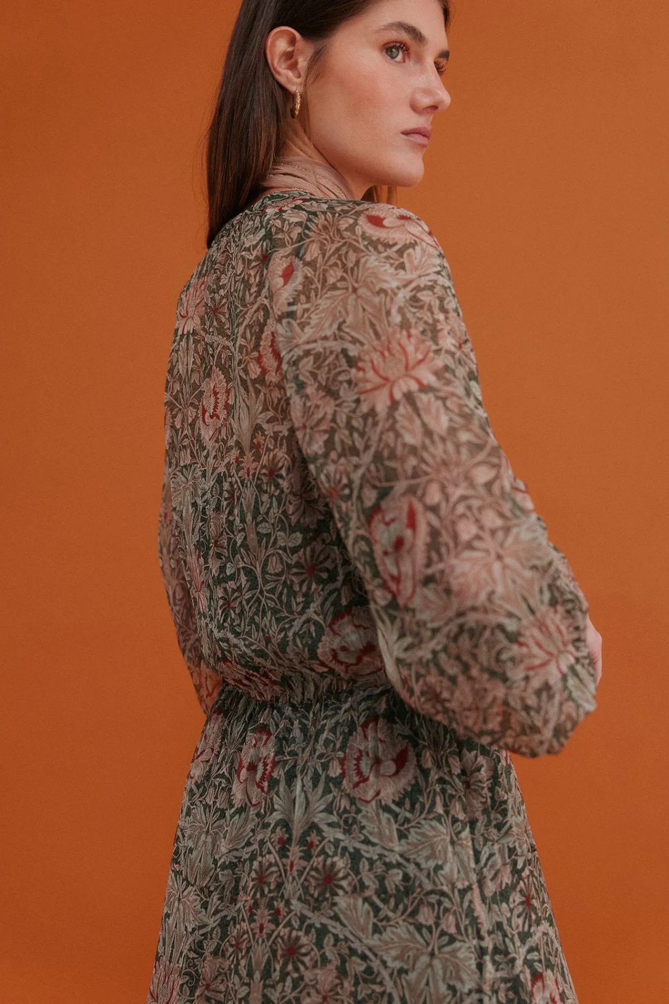 Hoss Intropia Vestidos-Aina. Vestido estampado Verde