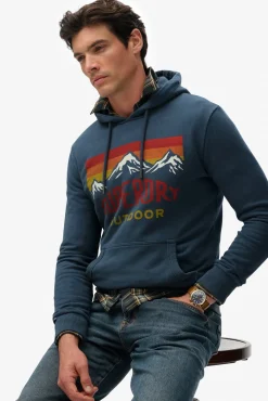 Superdry Sweatshirts-ajuste com Sweatshirt azul