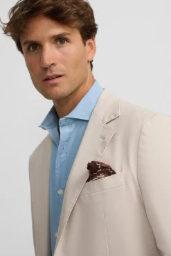 Silbon Blazers|Blazers-Americano casual Ecru