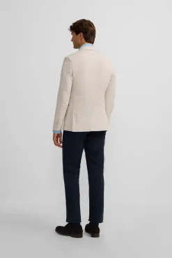 Silbon Blazers|Blazers-Americano casual Ecru