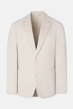 Silbon Blazers|Blazers-Americano casual Ecru