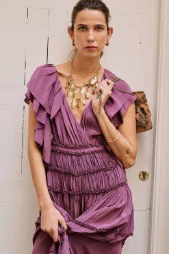 Hoss Intropia Vestidos-Anna. Vestido fluido Roxo