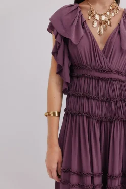 Hoss Intropia Vestidos-Anna. Vestido fluido Roxo