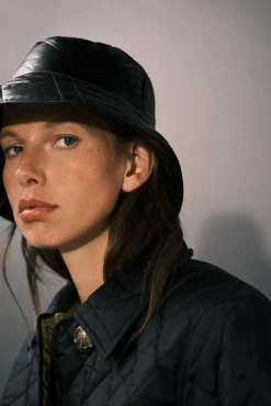 Cortefiel Casacos|Acolchoados E Agasalhos-Anoraque acolchoado com botões Azul