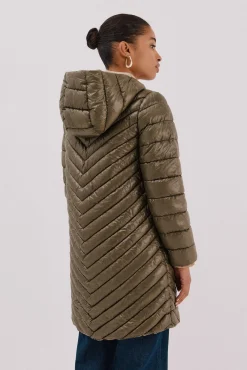 Cortefiel Casacos|Acolchoados E Agasalhos-Anoraque reversível thermolite® Verde