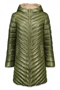 Cortefiel Casacos|Acolchoados E Agasalhos-Anoraque reversível thermolite® Verde