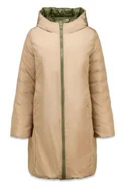 Cortefiel Casacos|Acolchoados E Agasalhos-Anoraque reversível thermolite® Verde