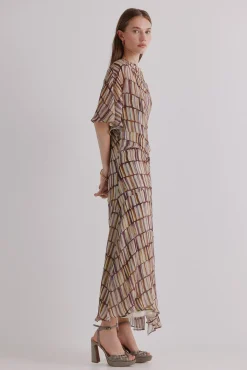 Hoss Intropia Vestidos-Aurora. Vestido estampado Beige