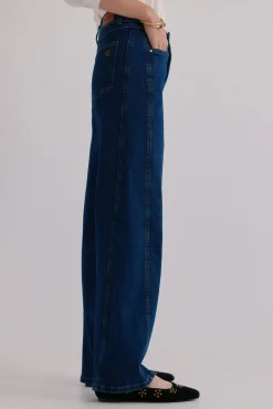 Hoss Intropia Jeans-Babette. Jeans estruturado Azul