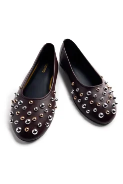 Gioseppo Sabrinas-Bailarinas de pele Castanho