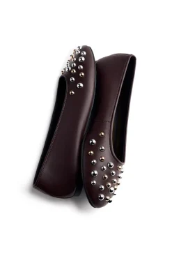 Gioseppo Sabrinas-Bailarinas de pele Castanho