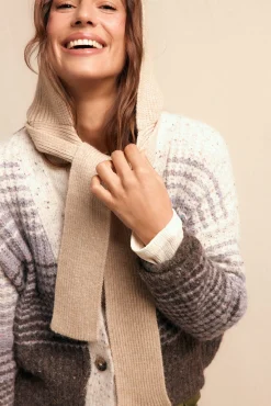 Slowlove Cachecol-Balaclaba punto Tostado