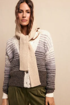 Slowlove Cachecol-Balaclaba punto Tostado