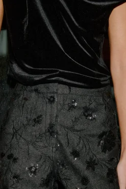 Hoss Intropia Jeans-Becca. Jeans bordado Cinzento