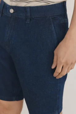 Pedro del Hierro Jeans|Calças-Bermuda denim regular fit Azul