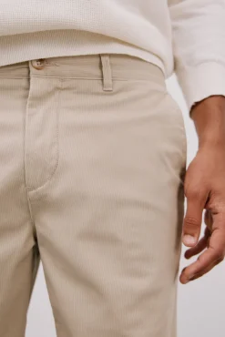 Cortefiel Calças|Chinos-Bermudas chinos estampadas Tostado