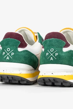 Popa Sneakers|Calçado De Couro-Blake Nylon Esportivo Feminino Verde