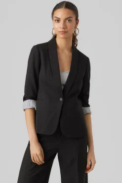 Vero Moda Blazers-Blazer ajustado Preto