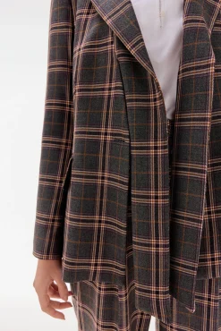 TFP by Tamara Falcó Blazers-Blazer aos quadrados Cizento