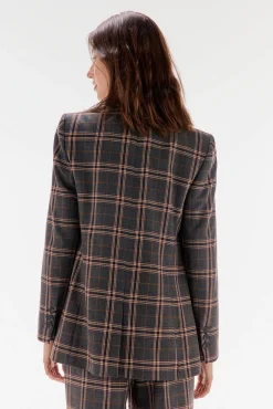 TFP by Tamara Falcó Blazers-Blazer aos quadrados Cizento