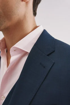 Cortefiel Calças|Calças Clássicas-Blazer slim fit Azul