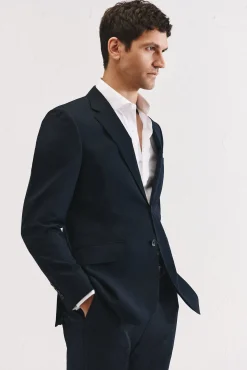 Cortefiel Blazers|Blazers-Blazer -marinho slim fit Azul