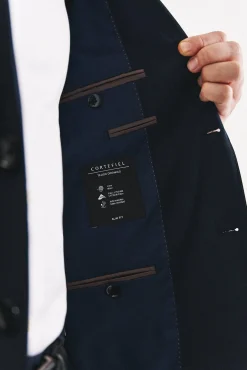 Cortefiel Blazers|Blazers-Blazer -marinho slim fit Azul