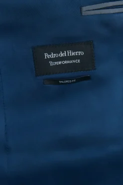 Pedro del Hierro Blazers|Blazers-Blazer bi-elástico liso e sob medida Azul