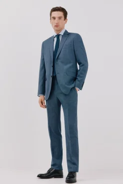 Cortefiel Blazers|Blazers-Blazer birdseye coolmax® Azul