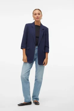 Vero Moda Blazers-Blazer básica Azul