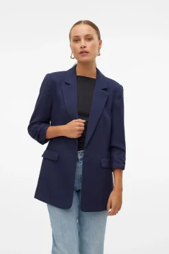 Vero Moda Blazers-Blazer básica Azul