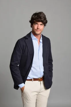 Cloking Blazers|Blazers-Blazer Casual Azul