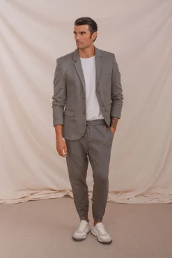 Celopman Blazers|Blazers-Blazer Casual Estrutura verde