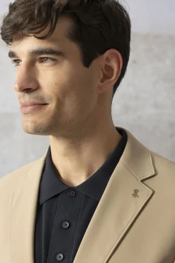 elPulpo Blazers|Blazers-Blazer cinza clássico ultraleve Castanho