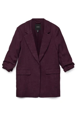 Vero Moda Blazers-Blazer com manga 3/4 Roxo
