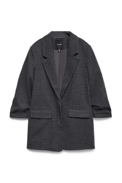 Vero Moda Blazers-Blazer com manga 3/4 Cinzento