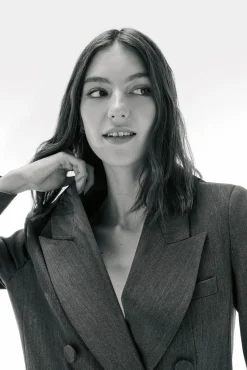 TFP by Tamara Falcó Blazers-Blazer cruzado Cizento