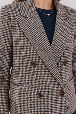 Cortefiel Blazers-Blazer curto Cinzento