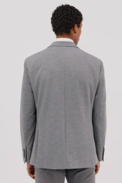 Cortefiel Blazers|Blazers-Blazer de malha Cinzento