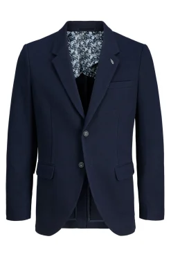 Jack & Jones Blazers|Blazers-Blazer de malha slim fit Azul