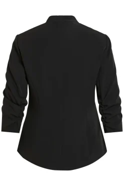 Vila Blazers-Blazer de mulher ajustado Preto